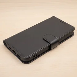 Telefontok Huawei P30 Lite - Smart Classic - fekete ráhajtófüles könyvtok-3