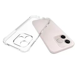 Telefontok Honor 600 5G - Ütésálló átlátszó hátlap tok-1