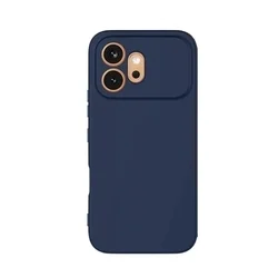 Telefontok Honor 600 Pro 5G - kék szilikon hátlap tok-1