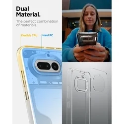 Telefontok Nothing Phone (4a) - SPIGEN Ultra Hybrid Crystal Clear - átlátszó hátlap tok ﻿-3