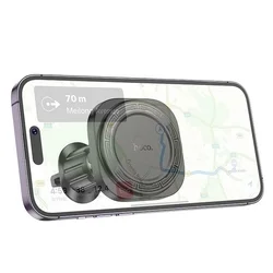 HOCO H28 - MagSafe kompatibilis, szellőzőrácsra rögzíthető mágneses telefontartó, fekete-4
