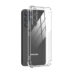 Telefontok Samsung Galaxy S26 FE - Ütésálló átlátszó hátlap tok-1