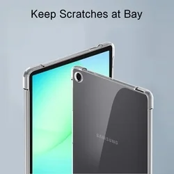 Tablettok Samsung Galaxy Tab A9 8.7 X110 / X115 - Tech-Protect Flexair - átlátszó ütésálló, hátlapi tablet tok-5