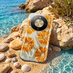 Telefontok Honor Magic8 Lite - Ultra Trendy Summer - narancs mintás hátlap tok-3