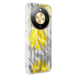 Telefontok Honor Magic8 Lite - Ultra Trendy Summer - lemon mintás hátlap tok-2
