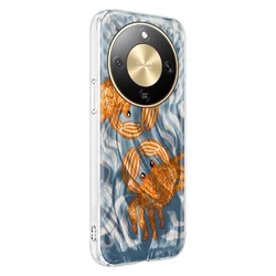 Telefontok Honor Magic8 Lite - Ultra Trendy Summer - rák mintás hátlap tok-2