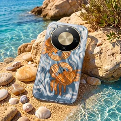Telefontok Honor Magic8 Lite - Ultra Trendy Summer - rák mintás hátlap tok-3