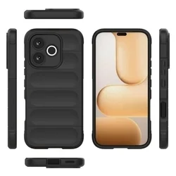 Telefontok Honor 600 Lite 5G - Pastel Armor - fekete szilikon hátlap tok-3