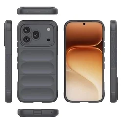 Telefontok Honor 600 Pro 5G - Pastel Armor - fekete szilikon hátlap tok-1