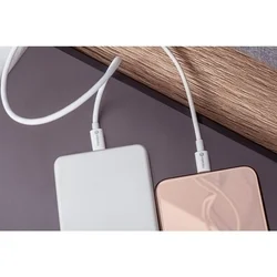 Forcell C338 - Type-C / Type-C (USB-C) fehér kábel, 1,5m, 3A-3