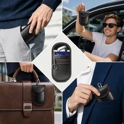 Tech- Protect KLR100 - Univerzális jelblokkoló tok (Rfid), carbon mintás fekete/piros-3