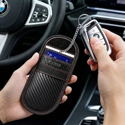 Tech- Protect KLR100 - Univerzális jelblokkoló tok (Rfid), carbon mintás fekete/piros-5