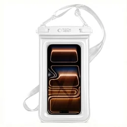 Tech-Protect UWC7 - fehér, vízálló lebegő tok (6,9 coll-ig)-6