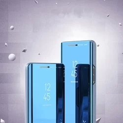 Telefontok Huawei Mate 30 Lite - kék Clear View Tok-5