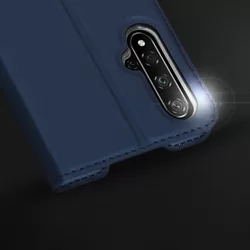 Telefontok Honor 20 / Huawei nova 5T - Dux Ducis kék kinyitható tok-2