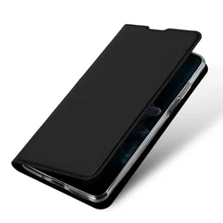 Telefontok Honor 20 / Huawei nova 5T - Dux Ducis fekete kinyitható tok-4