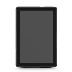 Tablettok Huawei Mediapad T5 10.1 (10.1col) - Armorlok ütésálló, kitámasztható, fekete tablet tok-1