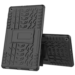 Tablettok Samsung Galaxy Tab A 10.1 2019 (SM-T510, SM-T515) - Armorlok ütésálló, kitámasztható, fekete tablet tok-6