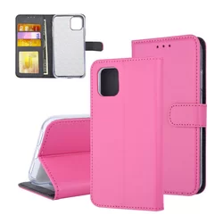 Telefontok iPhone 11 - Pink ráhajtófüles könyvtok-2