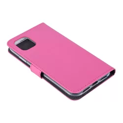 Telefontok iPhone 11 - Pink ráhajtófüles könyvtok-4