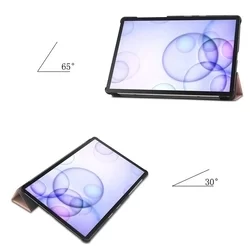 Tablettok Samsung Galaxy Tab S6 (SM-T860, SM-T865) - rose gold smart case-4