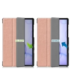 Tablettok Samsung Galaxy Tab S6 (SM-T860, SM-T865) - rose gold smart case-6