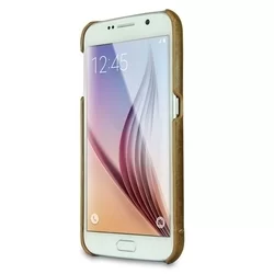 Telefontok Samsung Galaxy S6 - G9200 - Pierre Cardin Valódi Bőr Tok - Barna (8719273213698)-2