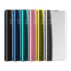 Telefontok Samsung Galaxy S10+ (S10 Plus) - Grid View Tok - Kék-1