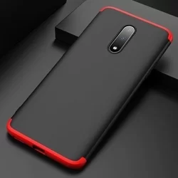 Telefontok OnePlus 7 - hátlap GKK Protection 3in1 - piros-fekete-1