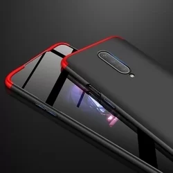 Telefontok OnePlus 7 Pro - hátlap GKK Protection 3in1 - piros-fekete-2