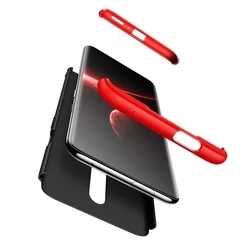 Telefontok OnePlus 7 Pro - hátlap GKK Protection 3in1 - piros-fekete-3
