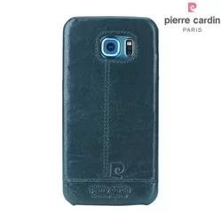 Telefontok Samsung Galaxy S6 - Pierre Cardin Valódi Bőr Tok G9200 - Zöld (8719273213728)-1