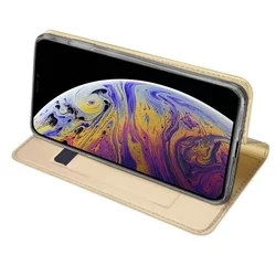 Telefontok iPhone 11 - Dux Ducis arany kinyitható tok-3