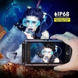 Telefontok iPhone 6 6G 6S - Beasyjoy H2O ütés- és vízálló fém, csavaros telefontok, IP-68 védelemmel, fekete-4