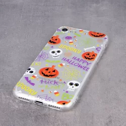 Telefontok iPhone X / iPhone XS - Halloween mintás szilikon tok-3