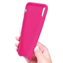Telefontok iPhone 11 Pro - hot pink szilkon tok-2