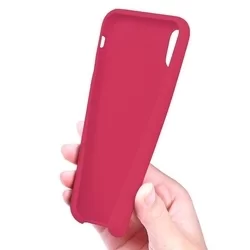 Telefontok iPhone 11 Pro - burgundi szilkon tok-4