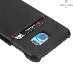 Telefontok Samsung Galaxy S6 - Pierre Cardin Valódi Bőr Tok - G9200 - Fekete (8719273214015)-2