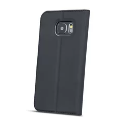 Telefontok Samsung Galaxy A30s - Fekete ablakos szilikon keretes mágneses könyvtok-3
