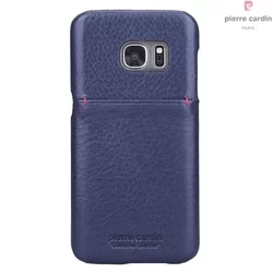 Telefontok Samsung Galaxy S7 - G930F - Pierre Cardin Valódi Bőr Tok - Zafir Kék (8719273214152)-1