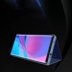 Telefontok Xiaomi Mi A3 - kék Clear View Tok-5