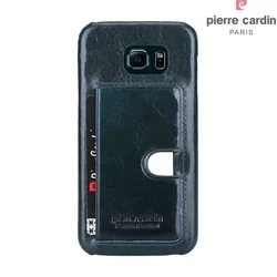 Telefontok Samsung Galaxy S6 Edge - G925 - - Pierre Cardin Valódi Bőr Tok D Zöld (8719273214404)-1