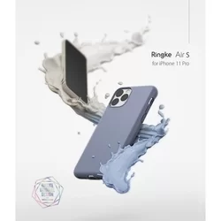 Telefontok iPhone 11 PRO MAX - Ringke Air S szürke szilikon tok-3