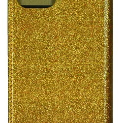 Telefontok iPhone 11 PRO MAX - arany Shiny mágneses szilikon keretes könyvtok-2