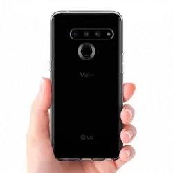 Telefontok LG V50 ThinQ 5G - SPIGEN LIQUID CRYSTAL - átlátszó-1
