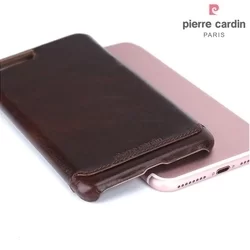 Telefontok IPhone 7 Plus / 8 Plus - Pierre Cardin Valódi Bőr Tok - D Barna (8719273229378)-2