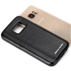 Telefontok Samsung Galaxy S7 - Pierre Cardin Bőr + Szilikon Tok Fekete A (8719273130995)-2