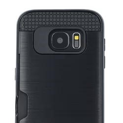 Telefontok LG K4 2017 - Defender Card fekete ütésálló hátlap tok-2