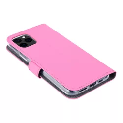 Telefontok iPhone 11 Pro - Pink ráhajtófüles könyvtok-4