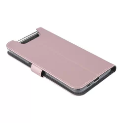 Telefontok Samsung Galaxy A80 - Rose gold ráhajtófüles könyvtok-4